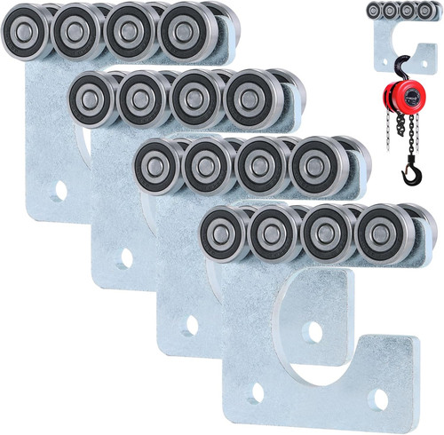 Wheel trolley assembly - 8-wheel,