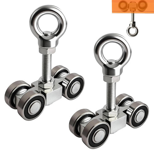 Wheel silent trolley - 4-wheel,